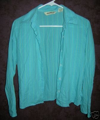 Eddie Bauer button front shirt sz XS 00315
