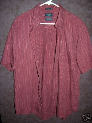 DOCKERS button front shirt sz Large 00480
