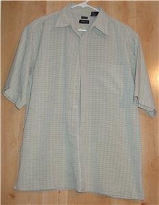 George button front shirt sz Medium Sueded 00934