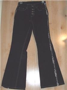 FUBU Sports denim jeans sz 3/4 juniors 00939