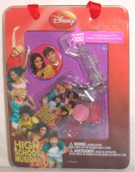 Disney High School Musical Lip Gloss keychain & pin NEW 001055