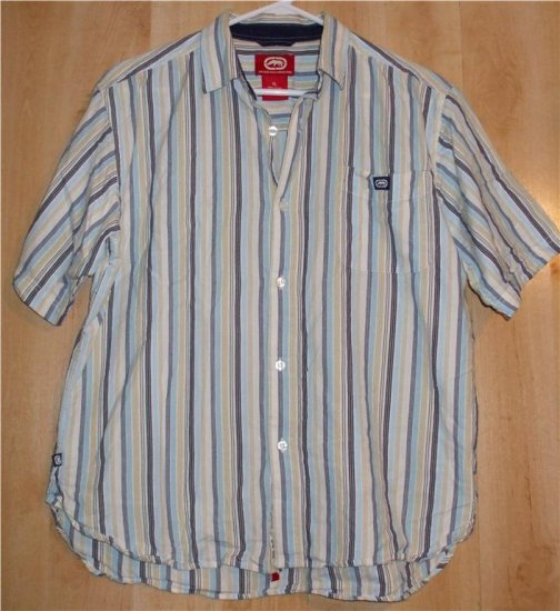 ECKO UNLTD Woven shirt boys sz XL rhino button front 001202