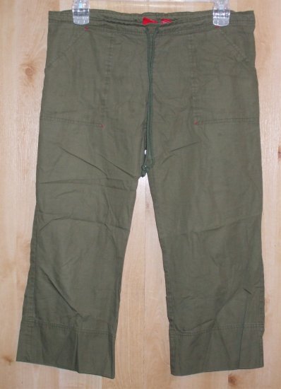 Mossimo pants sz Medium womens capri cropped 001243