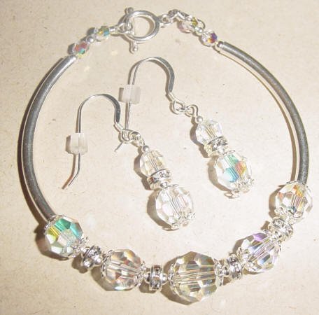 Belle of the Ball/Swarovski and Sterling Silver - Free Shipping