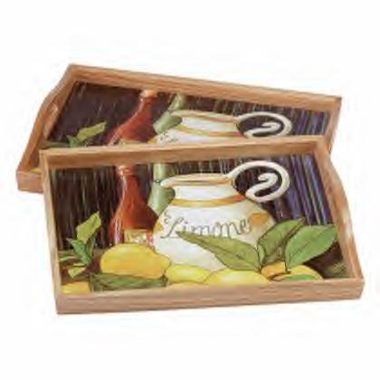 Limone Wood Trays
