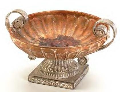 Antique Rose Footed Compote