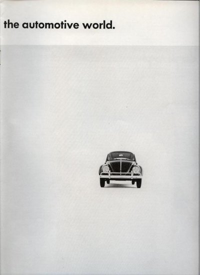 1963 Volkswagen 3 ideas Automotive Doodle Bug VW Car AD
