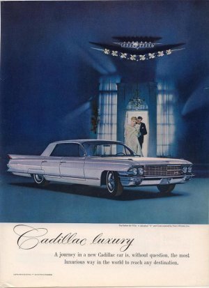 Vintage 1962 Jewels by Harry Winston Cadillac de Ville Car AD