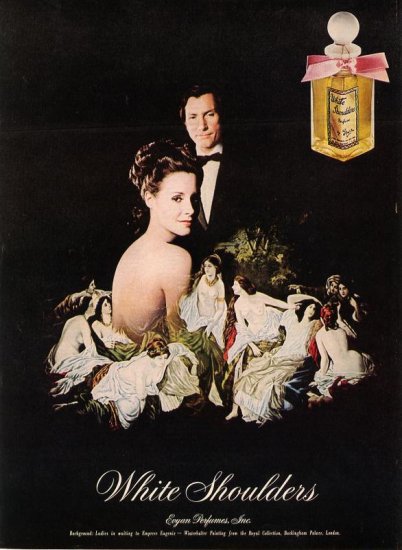 Vintage 1975 White Shoulders Perfume Evyan Perfumes AD
