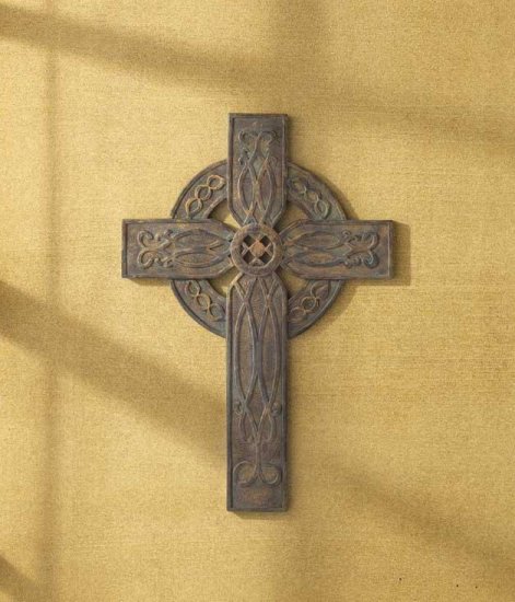 ANTIQUED CELTIC CROSS