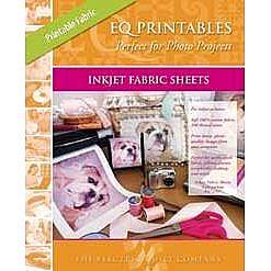 Electric Quilt EQ Printables Inkjet Fabric Sheets~8 1/2âx11â~Great For Photo & Graphic Projects!