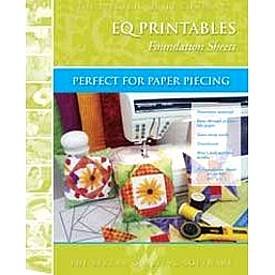 Electric Quilt EQ Printables Foundation Sheets~8 1/2 x11~Easy Tear-Away~Perfect for Paper Piecing