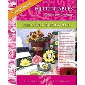Electric Quilt EQ Printables Peel & Stick Inkjet Fabric Sheets ~8 1/2â x 11â~ Great Craft Item!