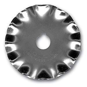 OLFA 45mm Rotary Scallop / Peak Stainless Steel Blade, SCB45-1 ~ Great for Crafts / Scrapbooking!