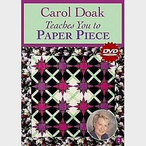 Carol Doak Teaches You to Paper Piece ~ New Quilting Instructional DVD ~ Learn from the Master!