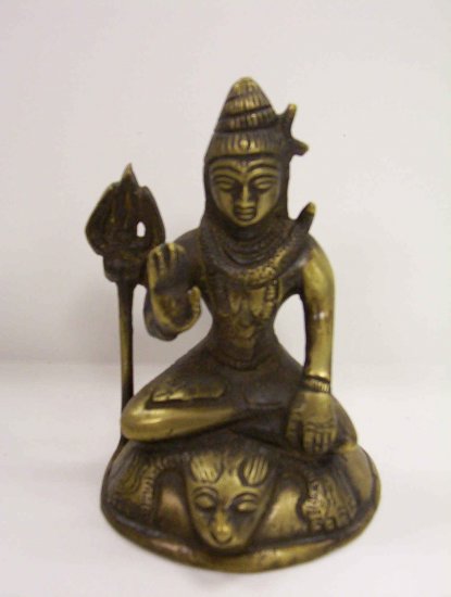 Brass Shiva