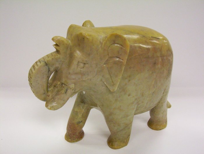 Medium 5" Stone Solid Elephant