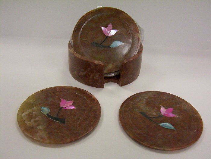 Set of 6 Stone Coasters.
