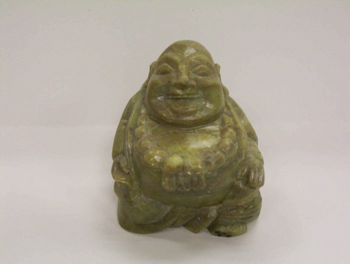 Soap Stone Lucky Buddha