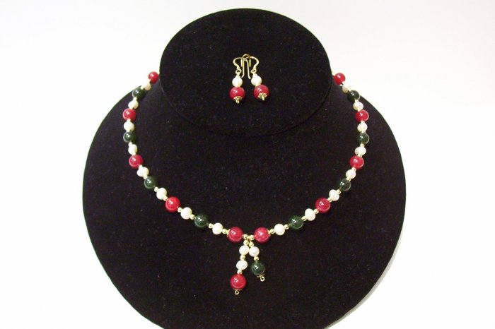 Gemstone Jewelry Set - 1008