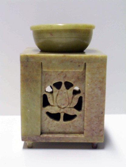 Stone Oil Burner - Lotus