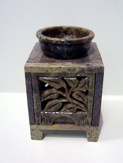 Soap Stone OIl Burner - Leaves