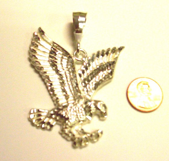 Sterling Silver Mens Eagle