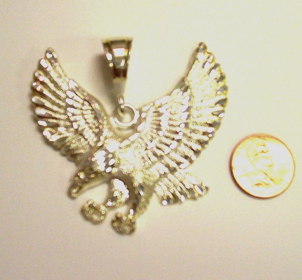 Sterling Silver Mens Eagle