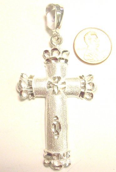 Sterling Silver Mens Dove with Hand