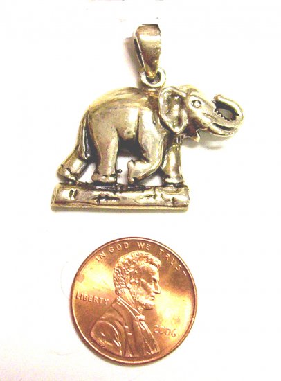 Sterling Silver Women Pendant Elephant