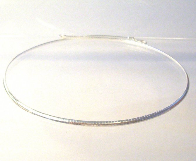 18" Sterling Silver Choker