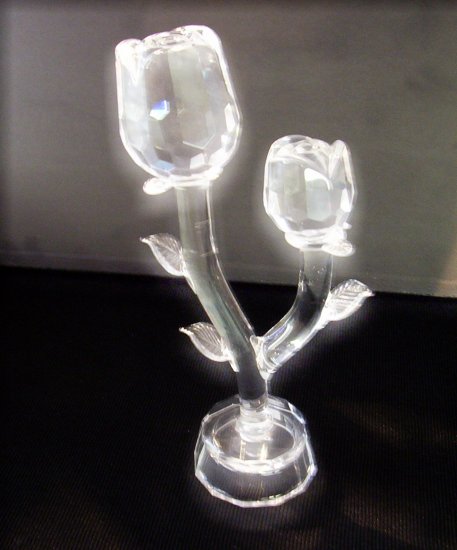 Crystal- Two Flowers (lights up)