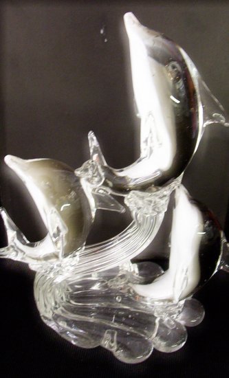 Crystal- Gray Dolphin-Trio