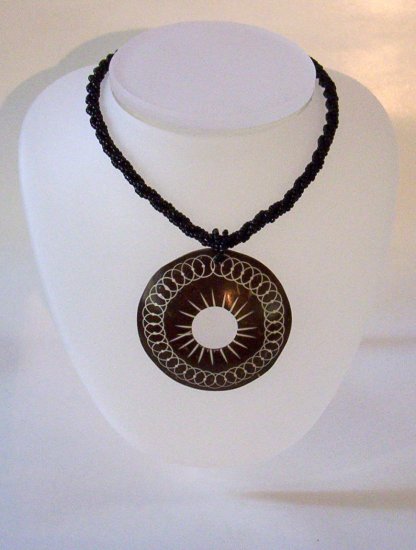 Coconut Shell High End Fashion Necklace- FREE SHIPPING