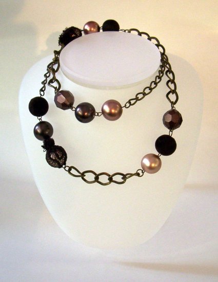 Faux Pearl High End Chain- FREE SHIPPING