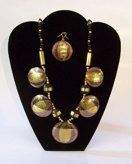 Brass Necklace Set