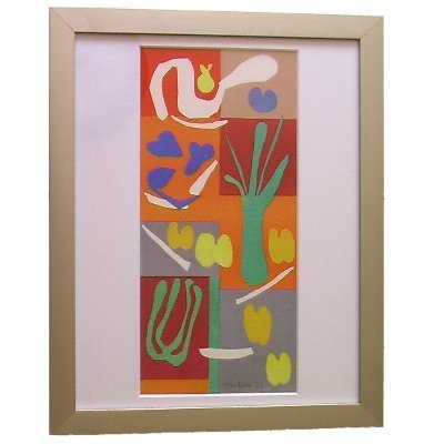Vegetaux By Henri Matisse - Original Stone Lithograph Published in Verve - Framed Artwork