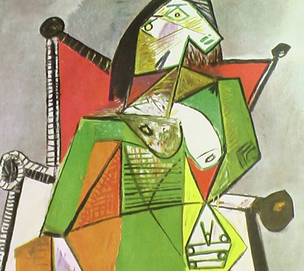 Femme Assise Dans Un Fauteuil 1941 Published By Verve - Framed Artwork