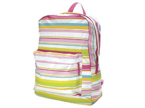 FREE SHIP Preppy Stripe Backpack Diaper Bag by Room It Up / RoomItUp FREE SHIP USA