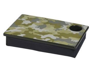 FREE SHIP Camo Green Lap Desk Tray Cup Holder by RoomItUp / Room It Up FREE SHIP - USA