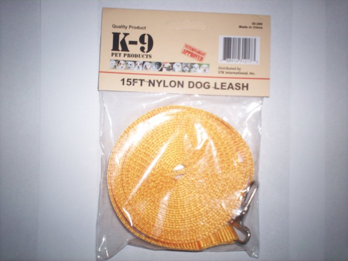 K-9 15ft Nylon Dog Leash