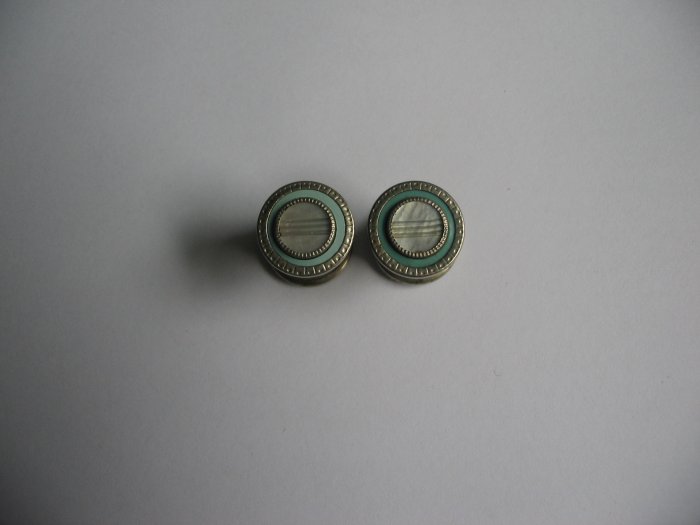 TURQUOISE CUFF LINKS