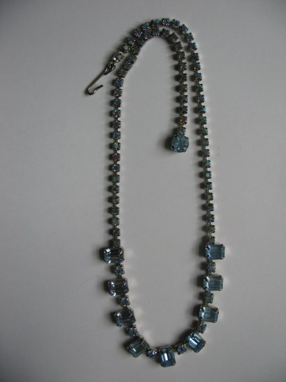 AQUAMARINE EMERALD NECKLACE