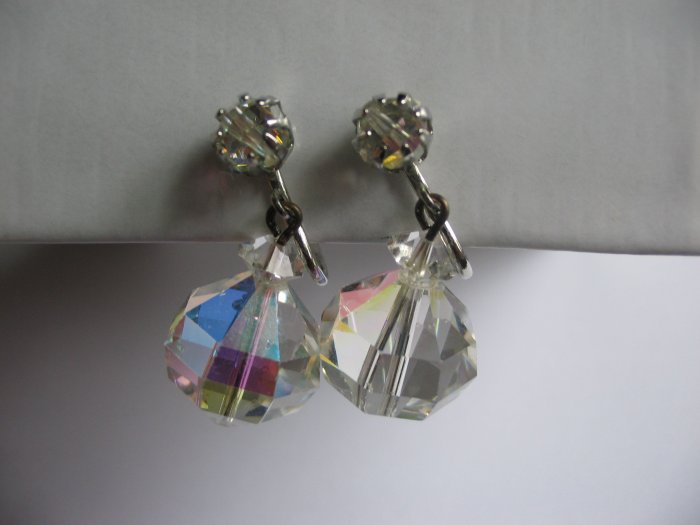 RHINESTONE DROP EARRINGS