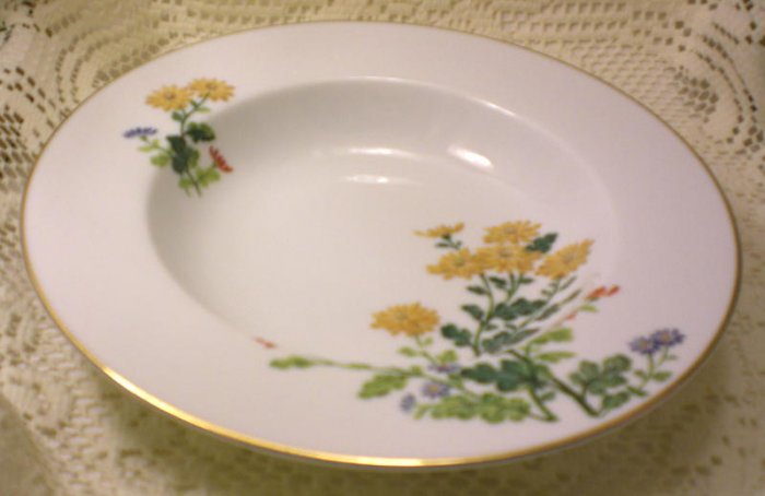 Vintage Noritake China Sandra Rimmed Soup Bowl 8 inches