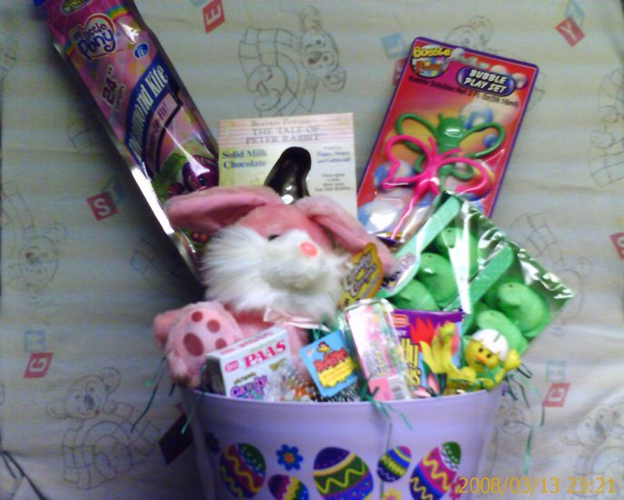 Girls easter basket