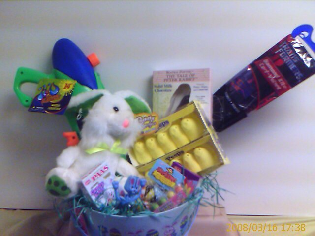 Boys easter basket