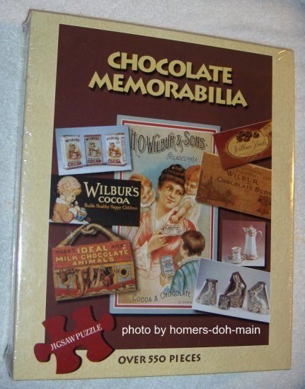 Wilbur Chocolate Memorabilia 550 Piece Jigsaw Puzzle GAPF Sealed NEW
