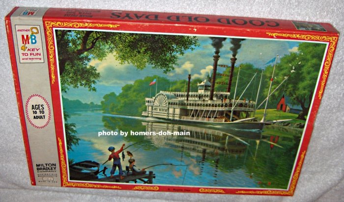 SOLD Good Old Days Series 500 Piece Jigsaw Puzzle Bygone Days 4181-8 Paul Detlefsen SEALED 1970
