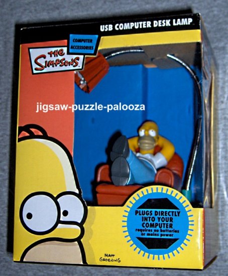 SOLD Homer Simpson USB Computer Desk Lamp The Simpsons Fox TV NEW NIB